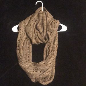 Forever 21 tan infinity scarf